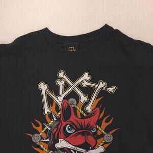 WWE NXT Graphic Short Sleeve Crew Neck T Shirt Mens Size Large L Black